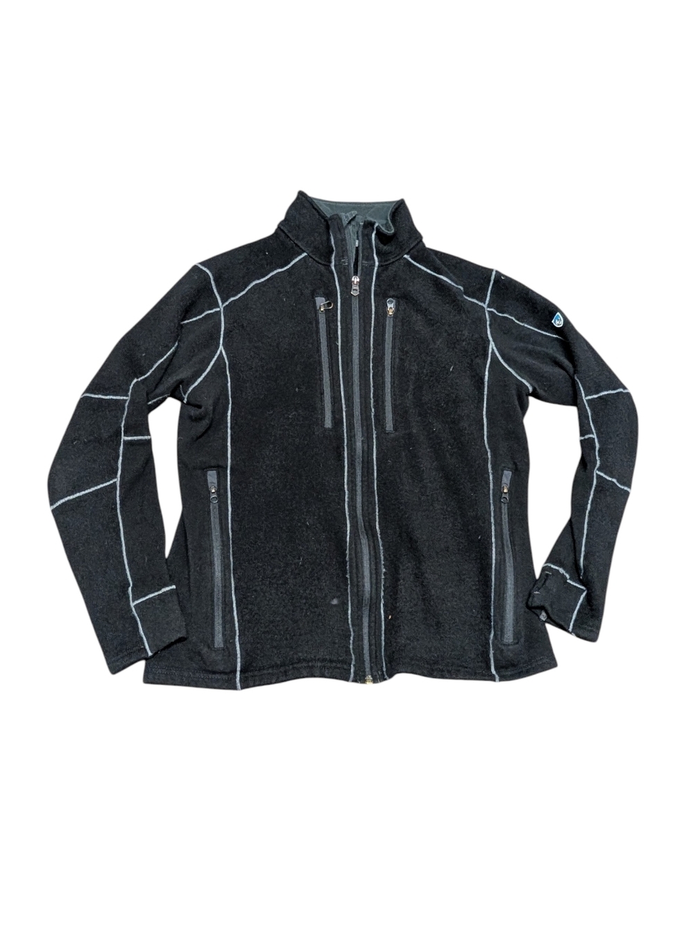 KUHL Interceptr Full Zip Black Fleece Jacket  #3115 (Men's Large)